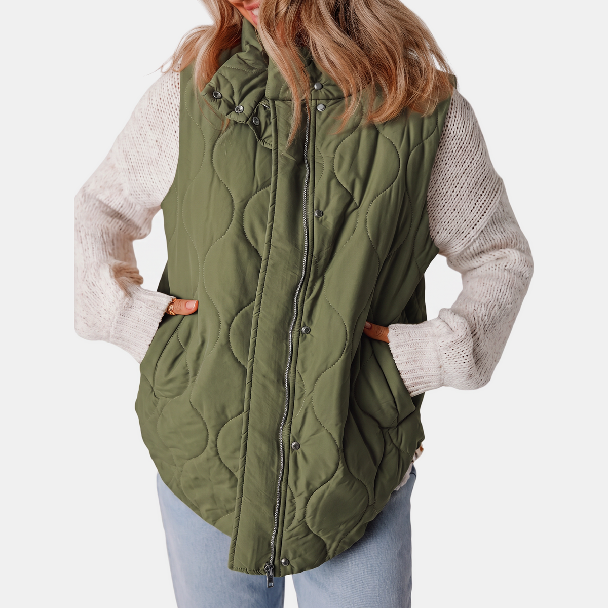 Women's Quilted Hooded Puffer Gilet