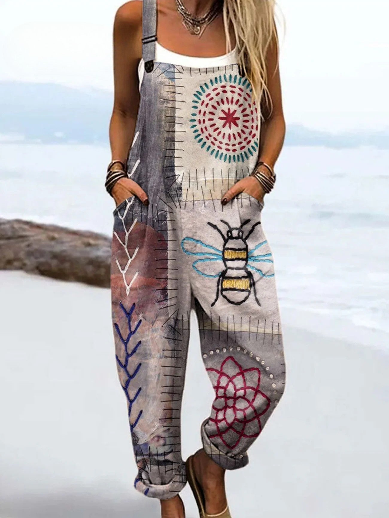 Bee Free Dungarees