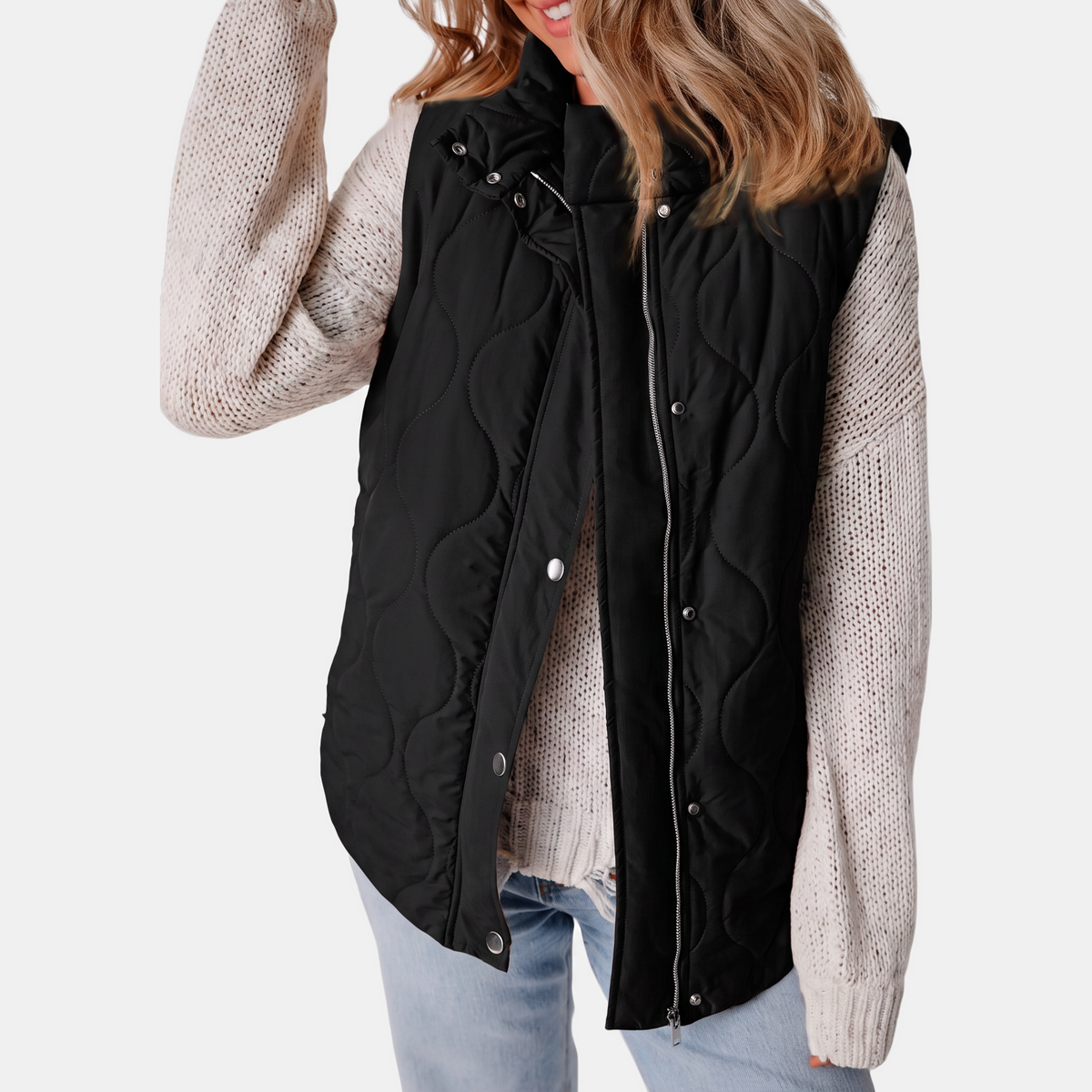 Women's Quilted Hooded Puffer Gilet