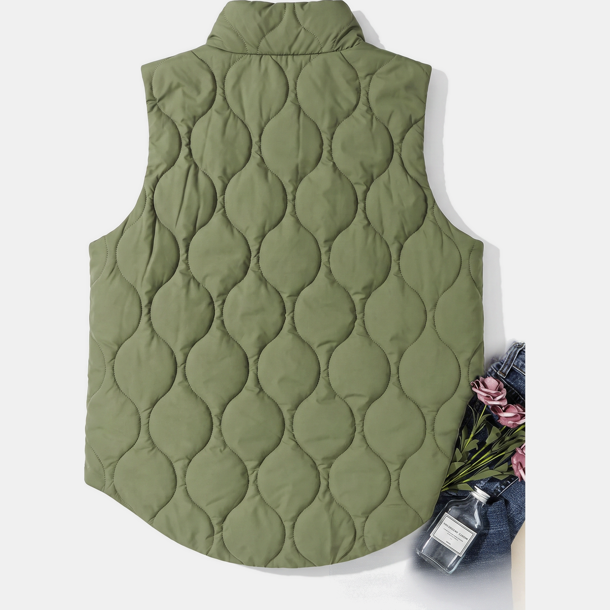 Women's Quilted Hooded Puffer Gilet