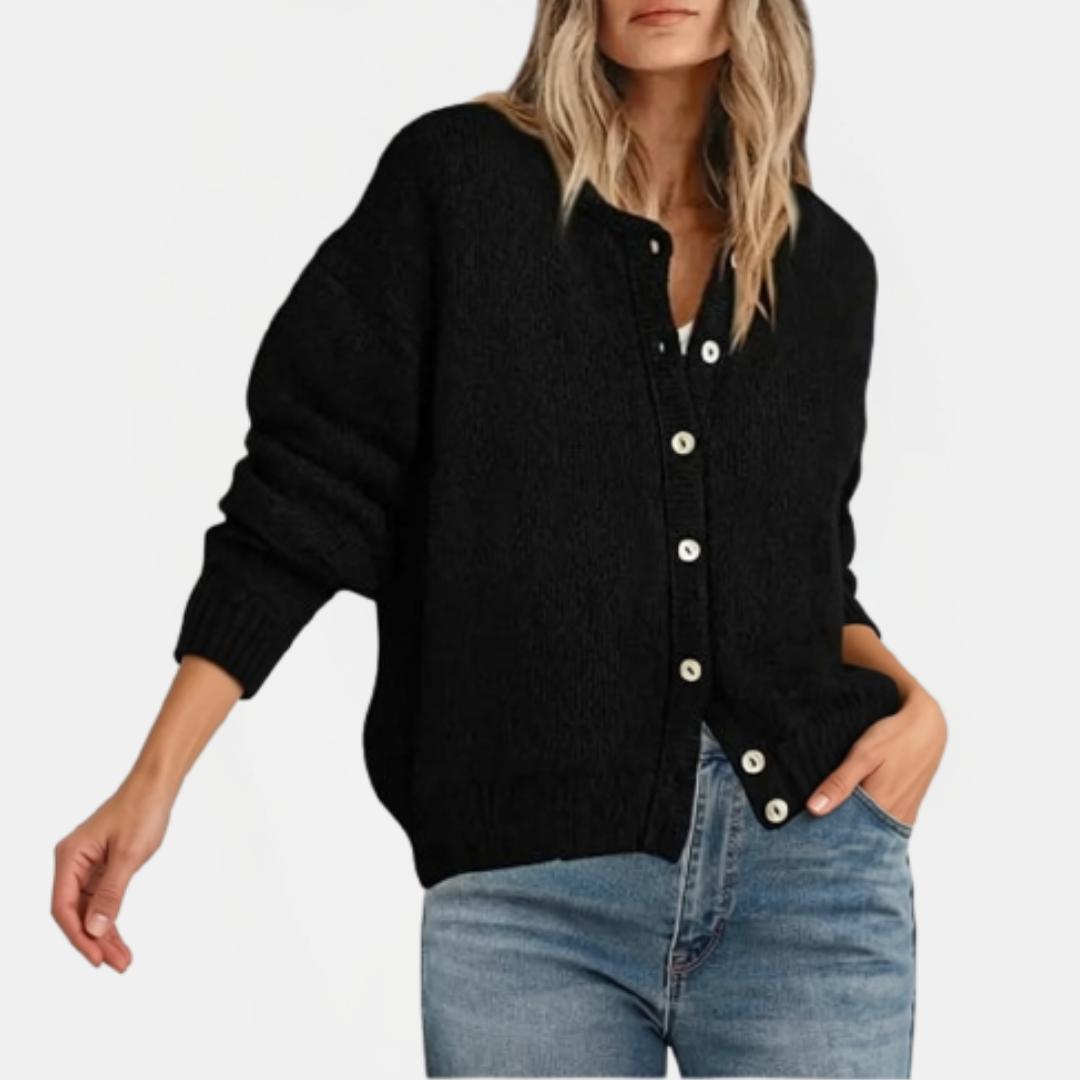 Maisie™ | Relaxed Button-Through Cardigan