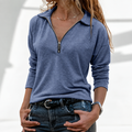 Charlene™ | Soft Collared Zip Jumper