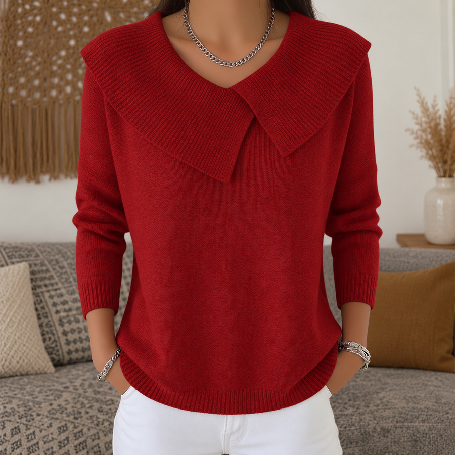 Evelyn™ | Wide Roll-Neck Jumper