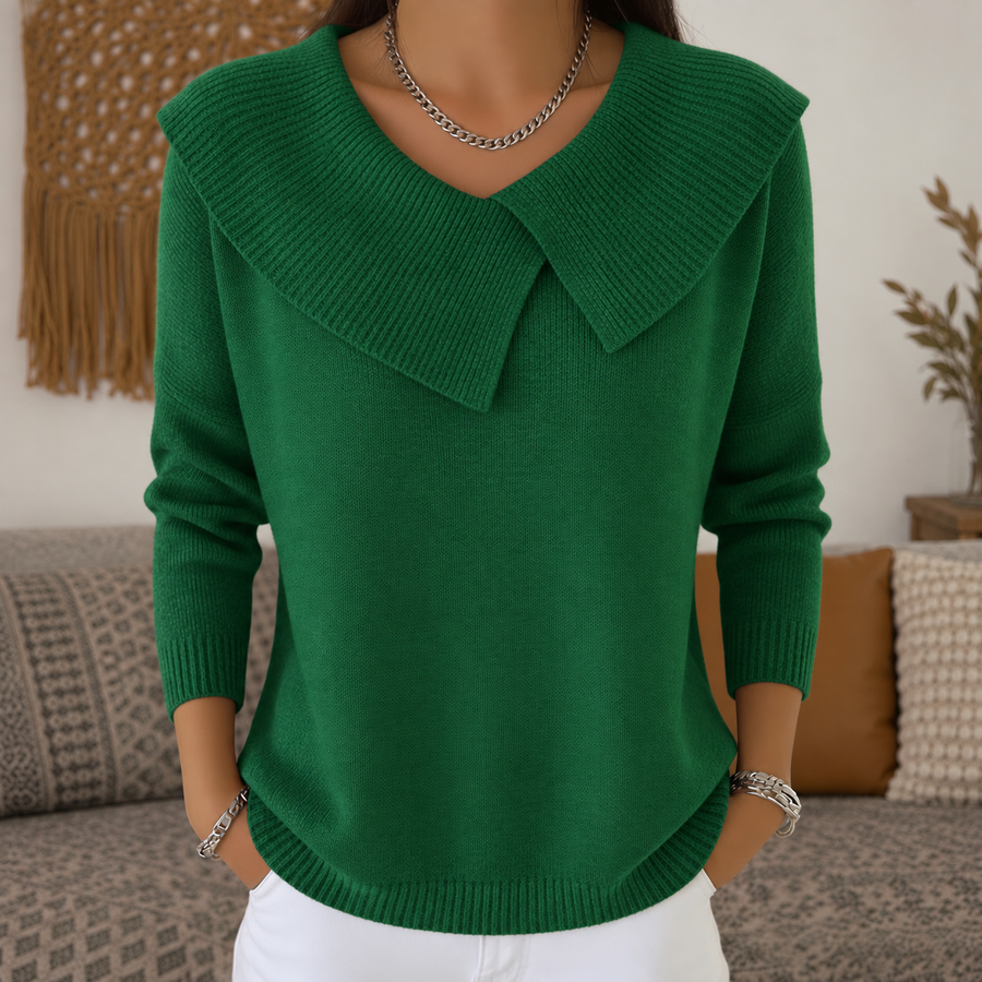 Evelyn™ | Wide Roll-Neck Jumper