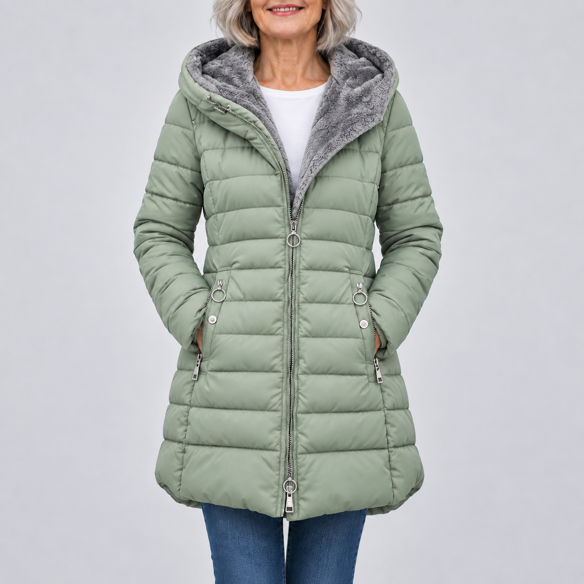 Harriet™ | Fleece-Lined Puffer Coat