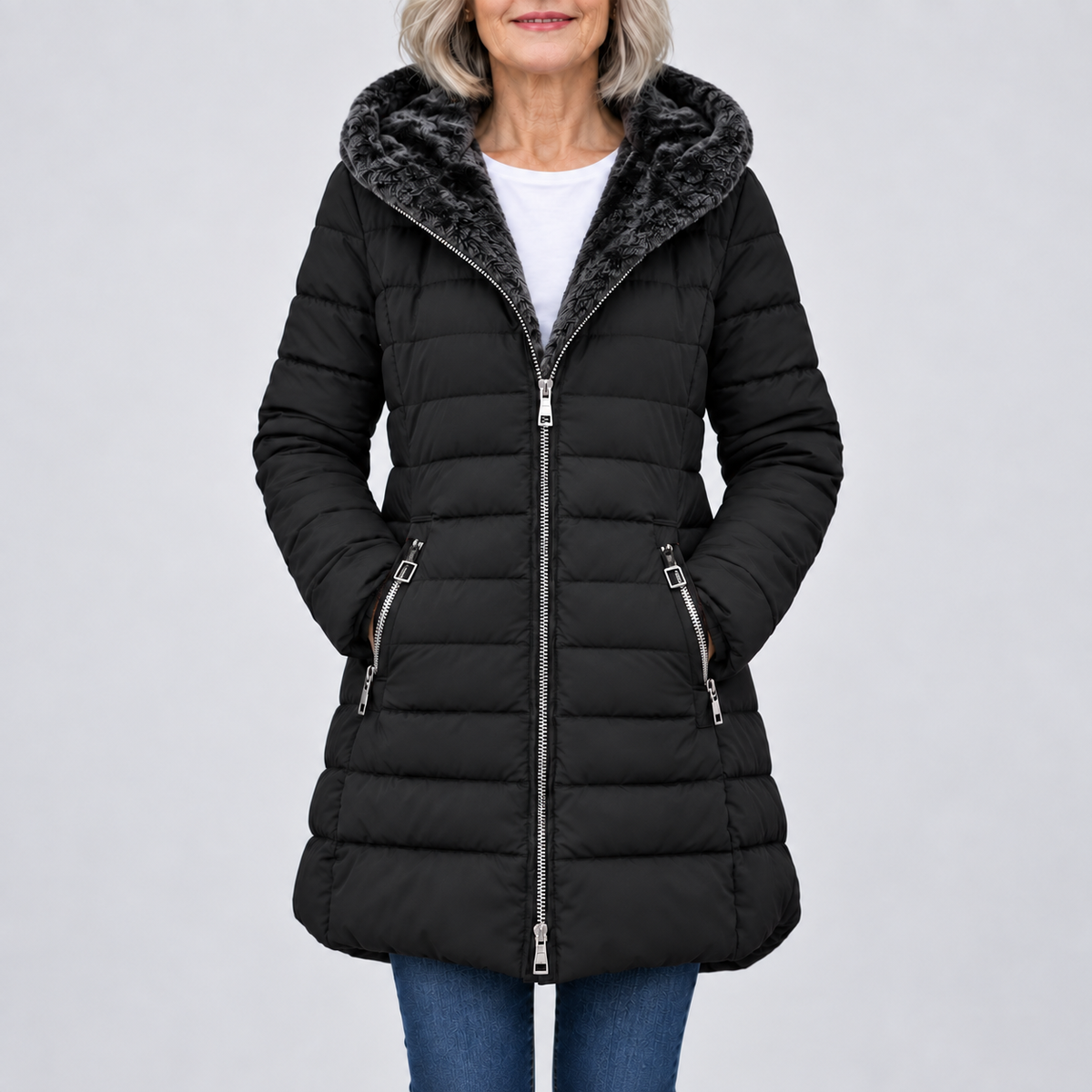 Harriet™ | Fleece-Lined Puffer Coat