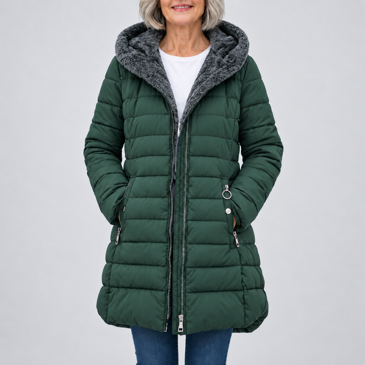 Harriet™ | Fleece-Lined Puffer Coat