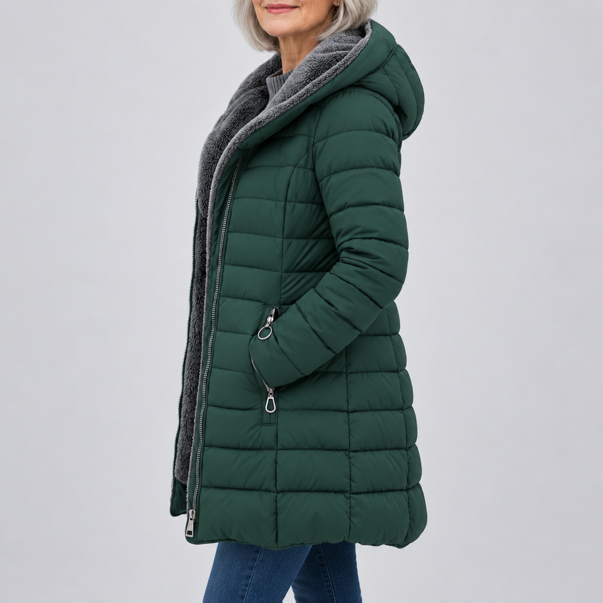 Harriet™ | Fleece-Lined Puffer Coat