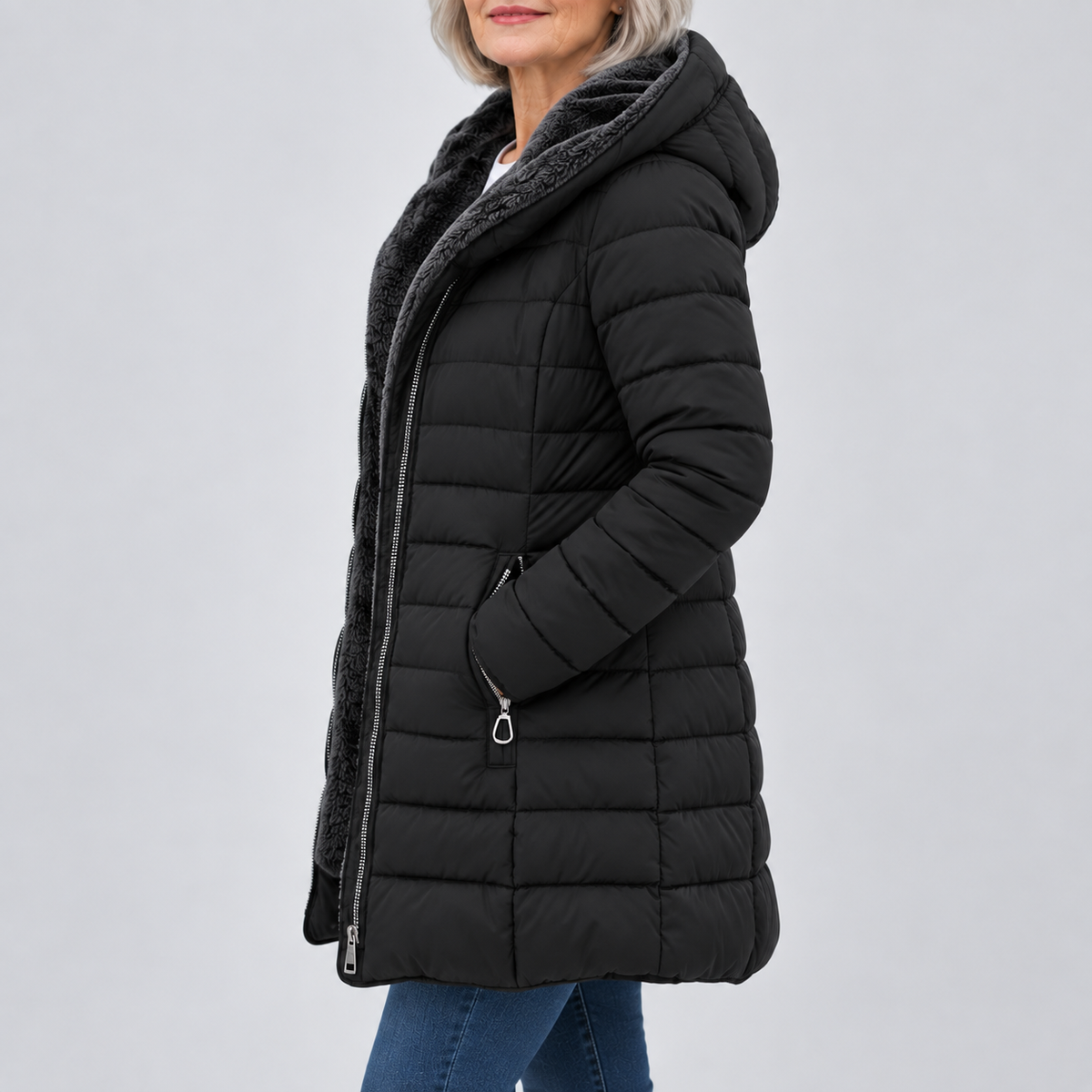 Harriet™ | Fleece-Lined Puffer Coat