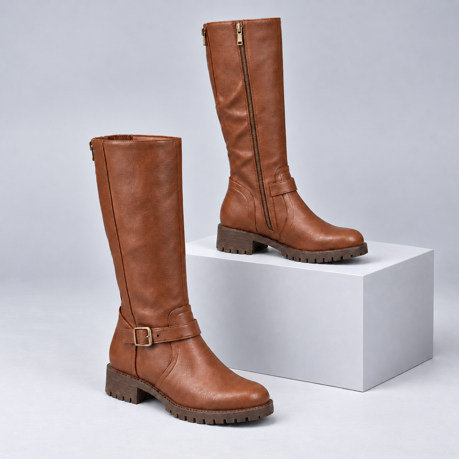 Elsie™ | Elegant Boots with a Comfortable Calf Fit