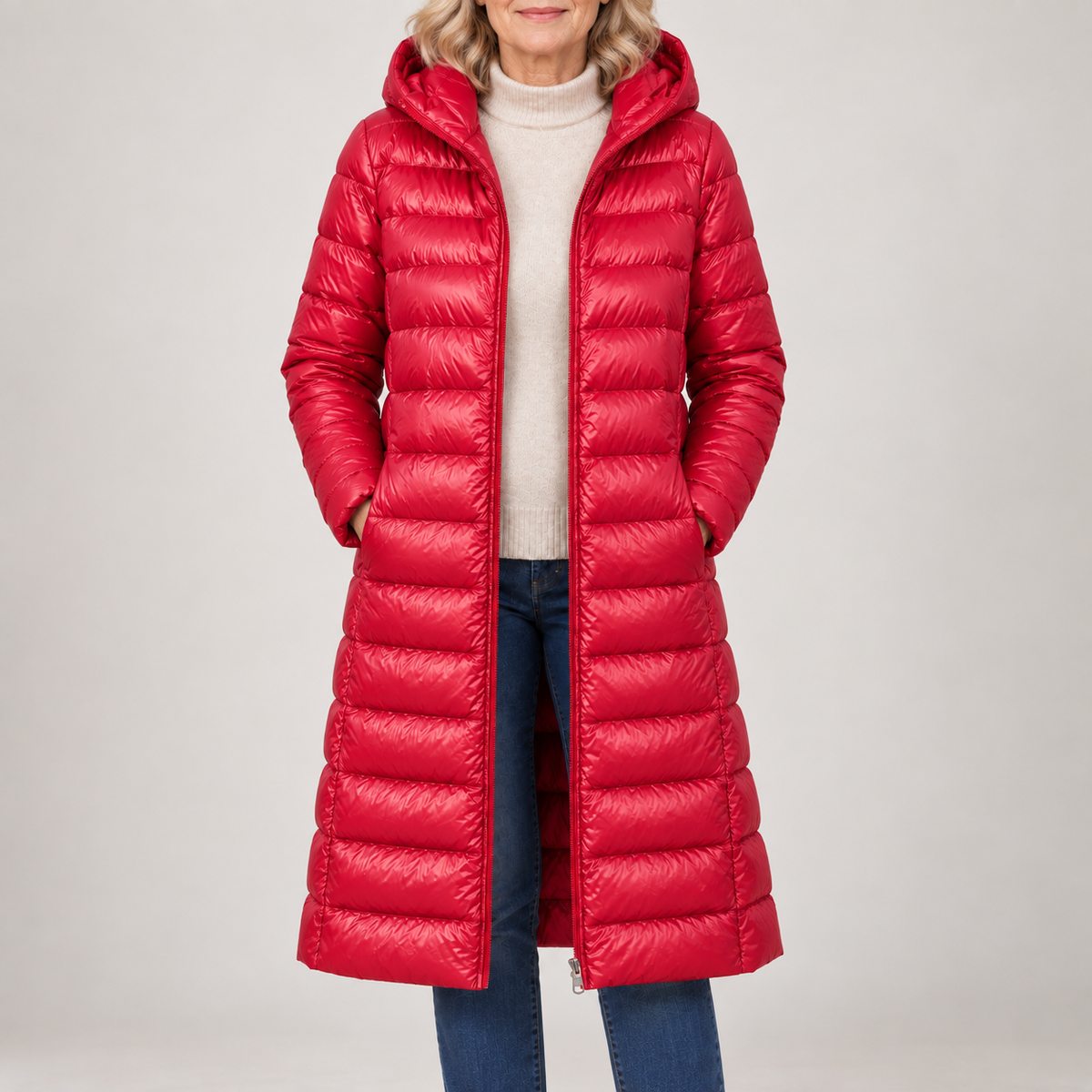 Evelyn™ | Lightweight Longline Puffer Jacket