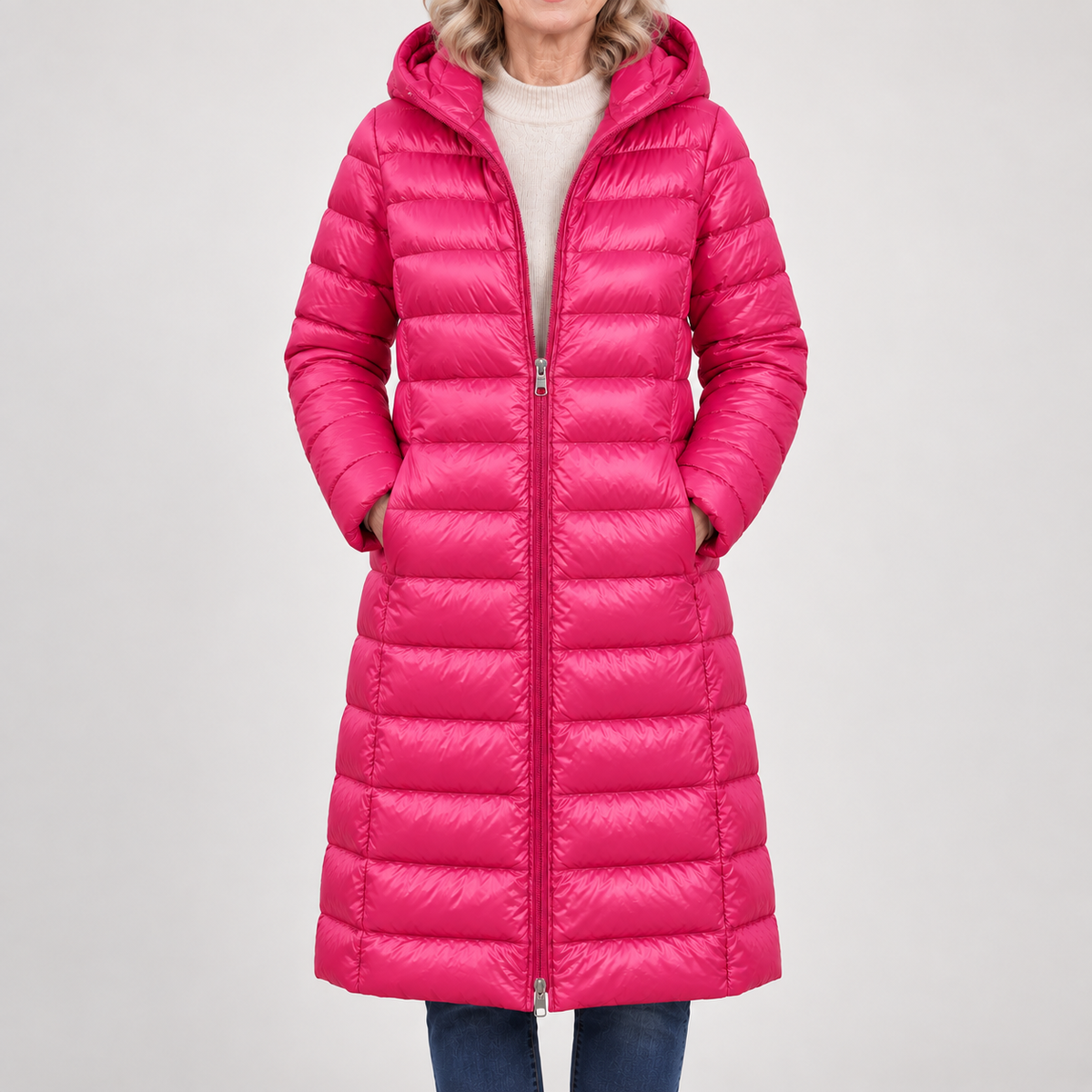 Evelyn™ | Lightweight Longline Puffer Jacket