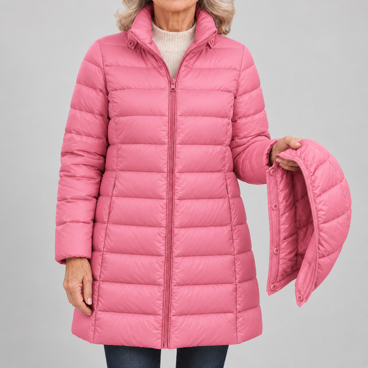 Evelyn™ | Lightweight Longline Puffer Jacket