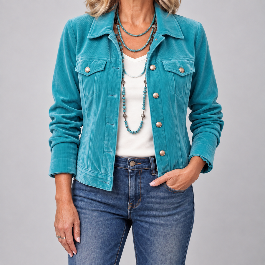Dianne™ | Boho Vintage-Inspired Velvet Jacket