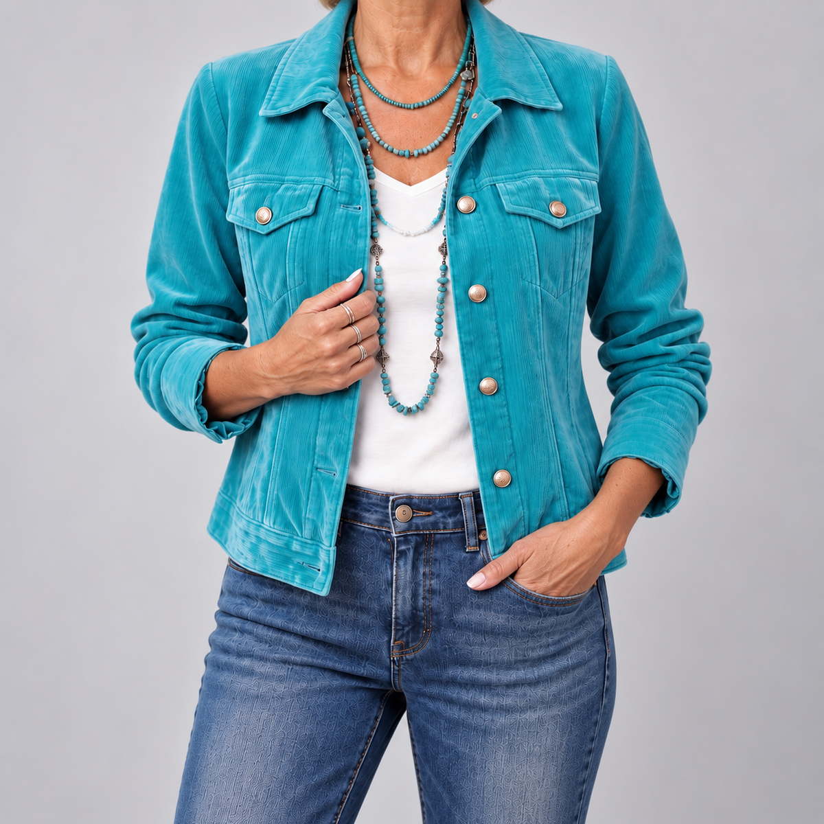 Dianne™ | Boho Vintage-Inspired Velvet Jacket