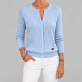 Tilde™ | Cable-Knit Button Cardigan
