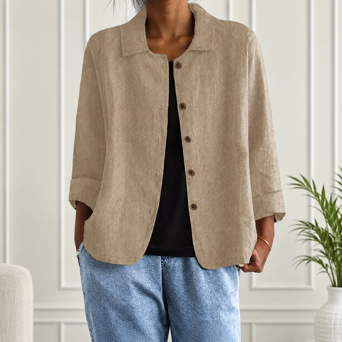 Hannah™ | Lightweight Button Cardigan