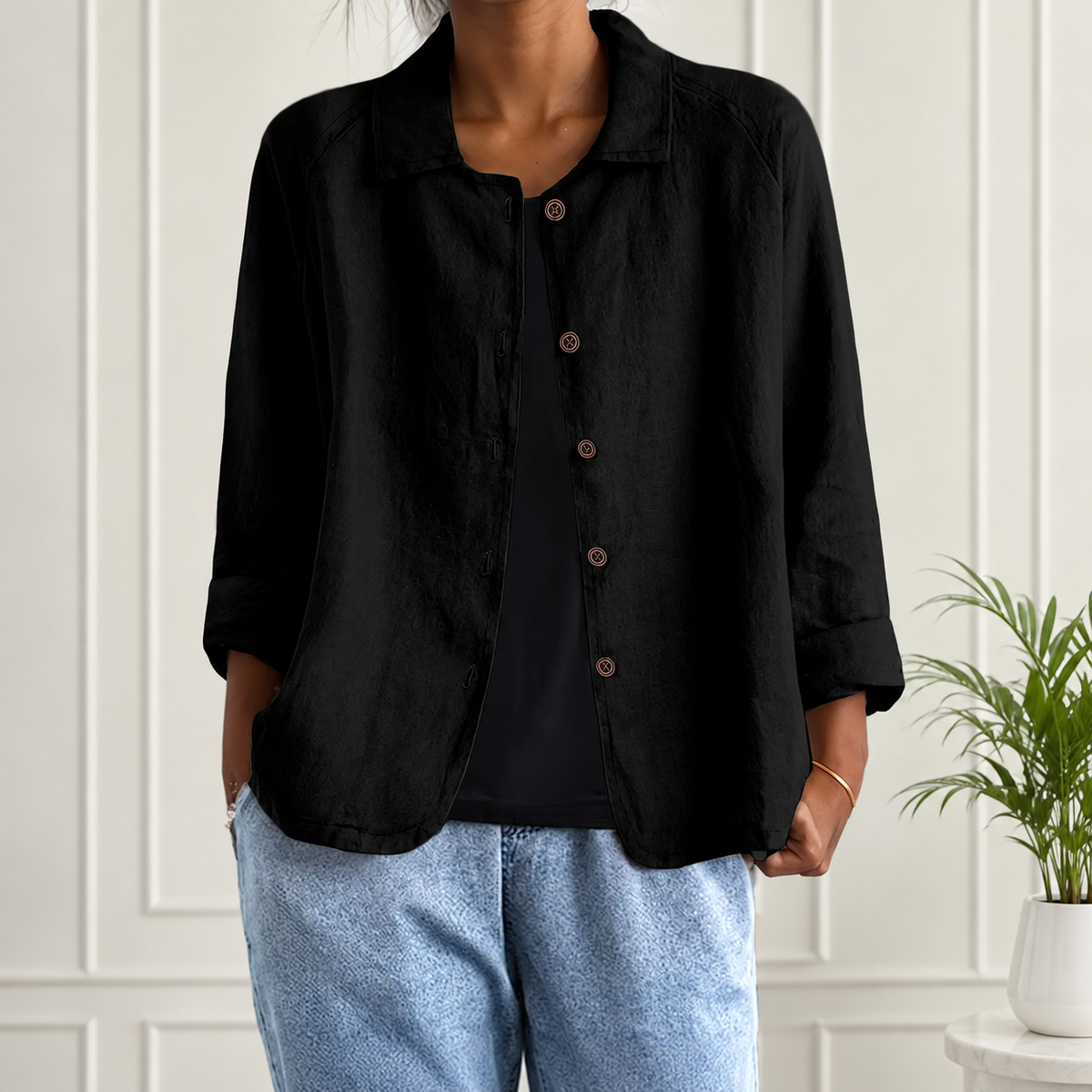 Hannah™ | Lightweight Button Cardigan