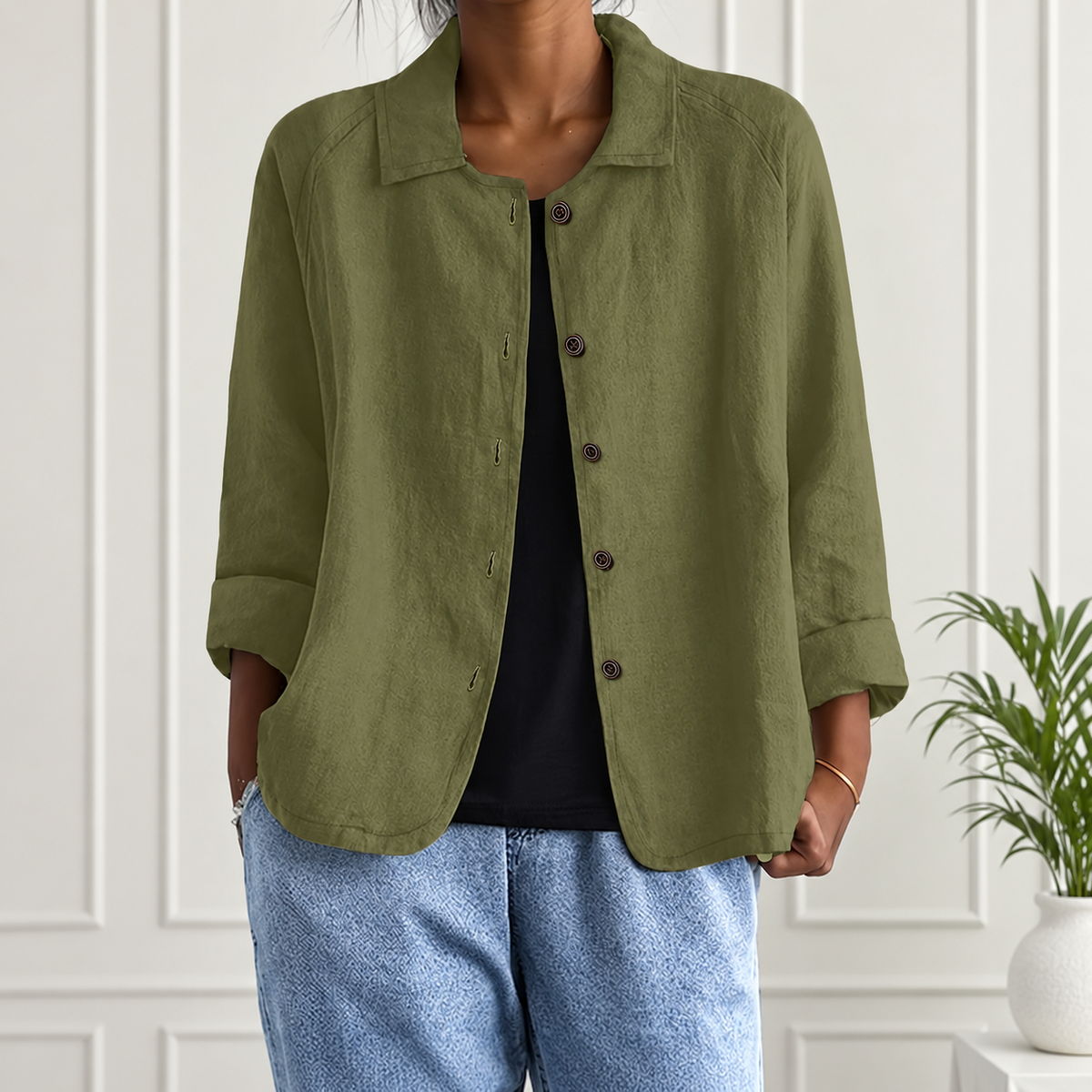Hannah™ | Lightweight Button Cardigan