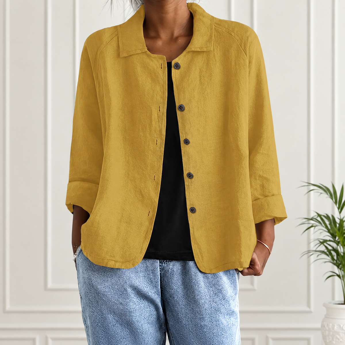 Hannah™ | Lightweight Button Cardigan