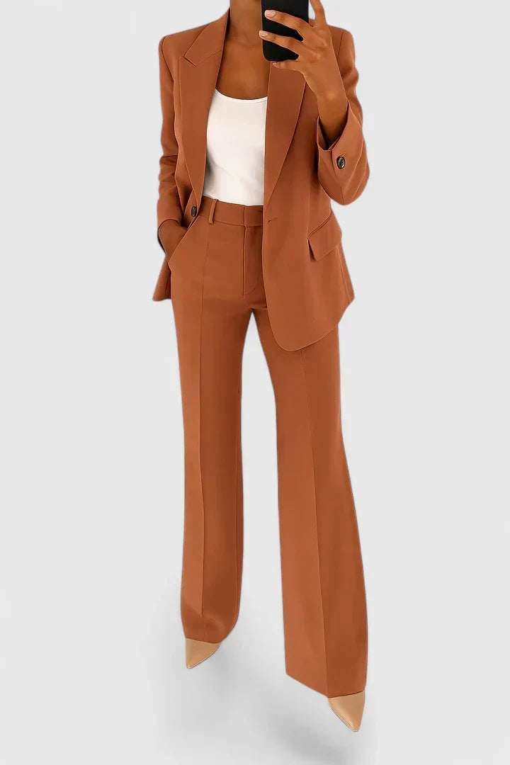 Eleanor™ | Elegant Two-Piece Trouser Suit