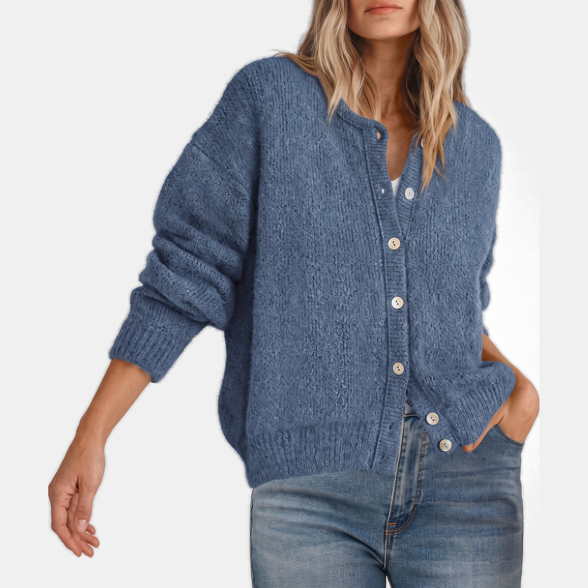 Maisie™ | Relaxed Button-Through Cardigan