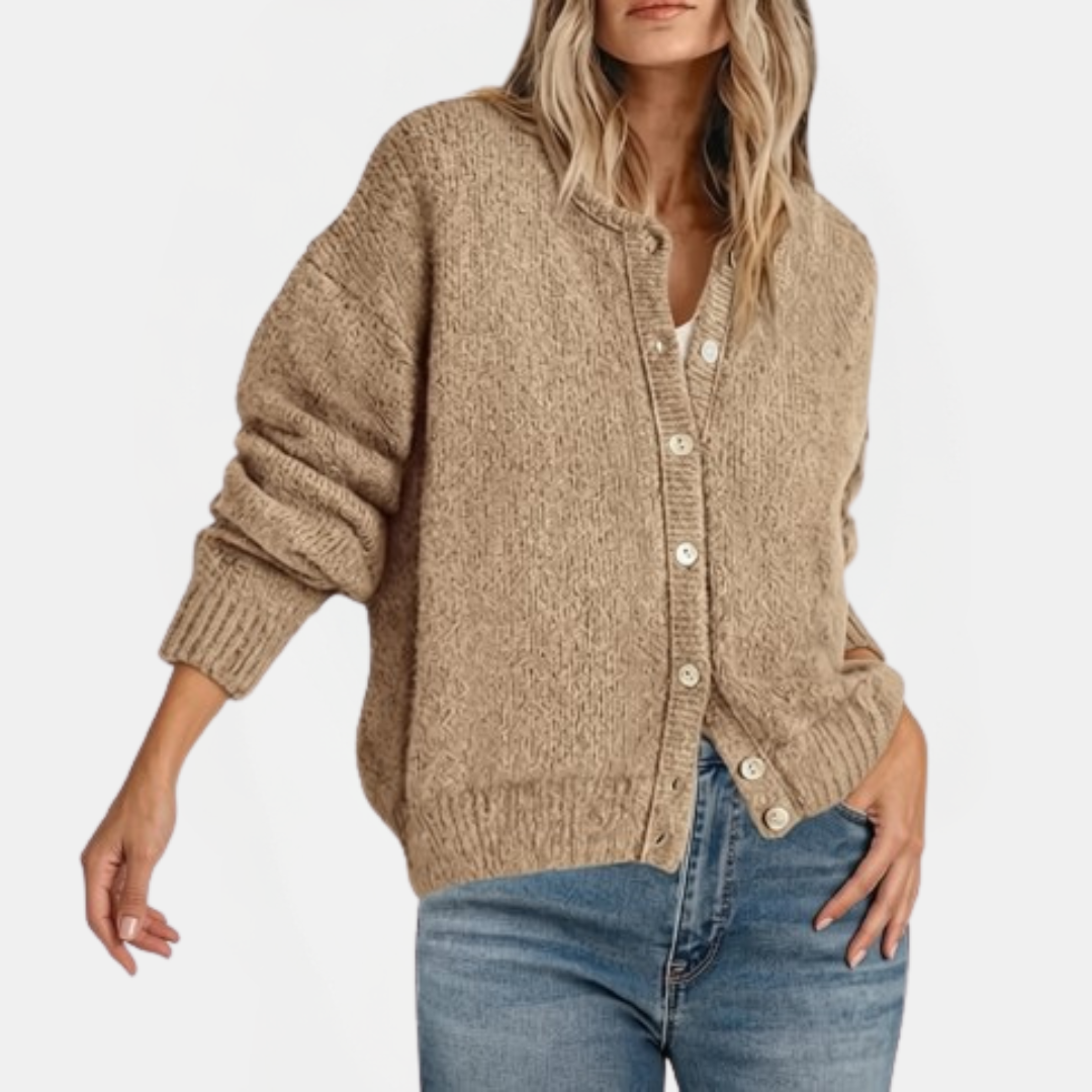 Maisie™ | Relaxed Button-Through Cardigan