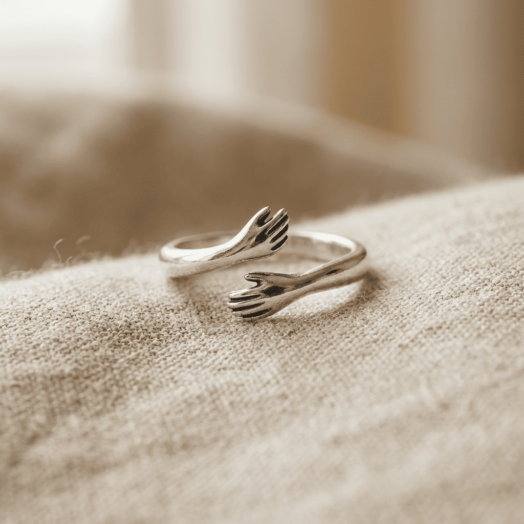 Hug Hands Ring | Minimalist Ring