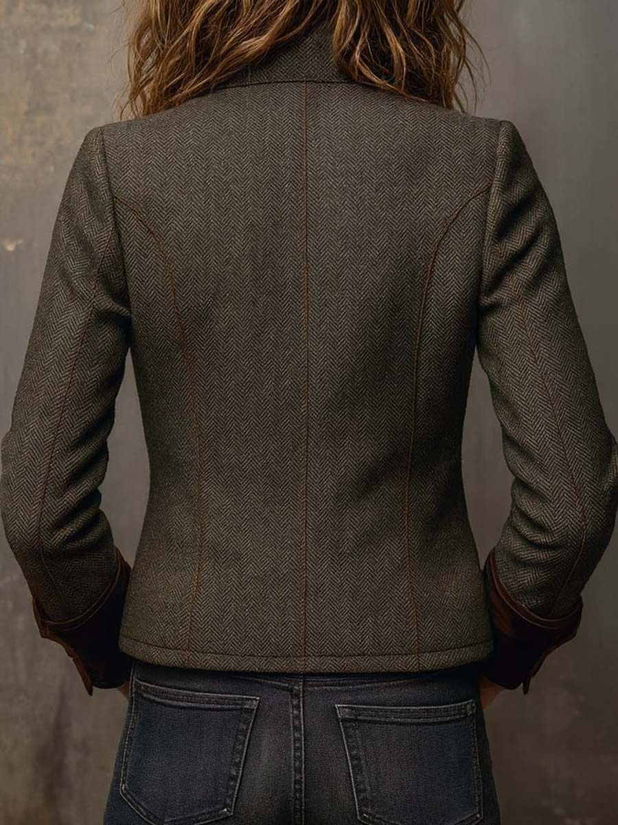 Evangeline™ | Heritage Herringbone Jacket