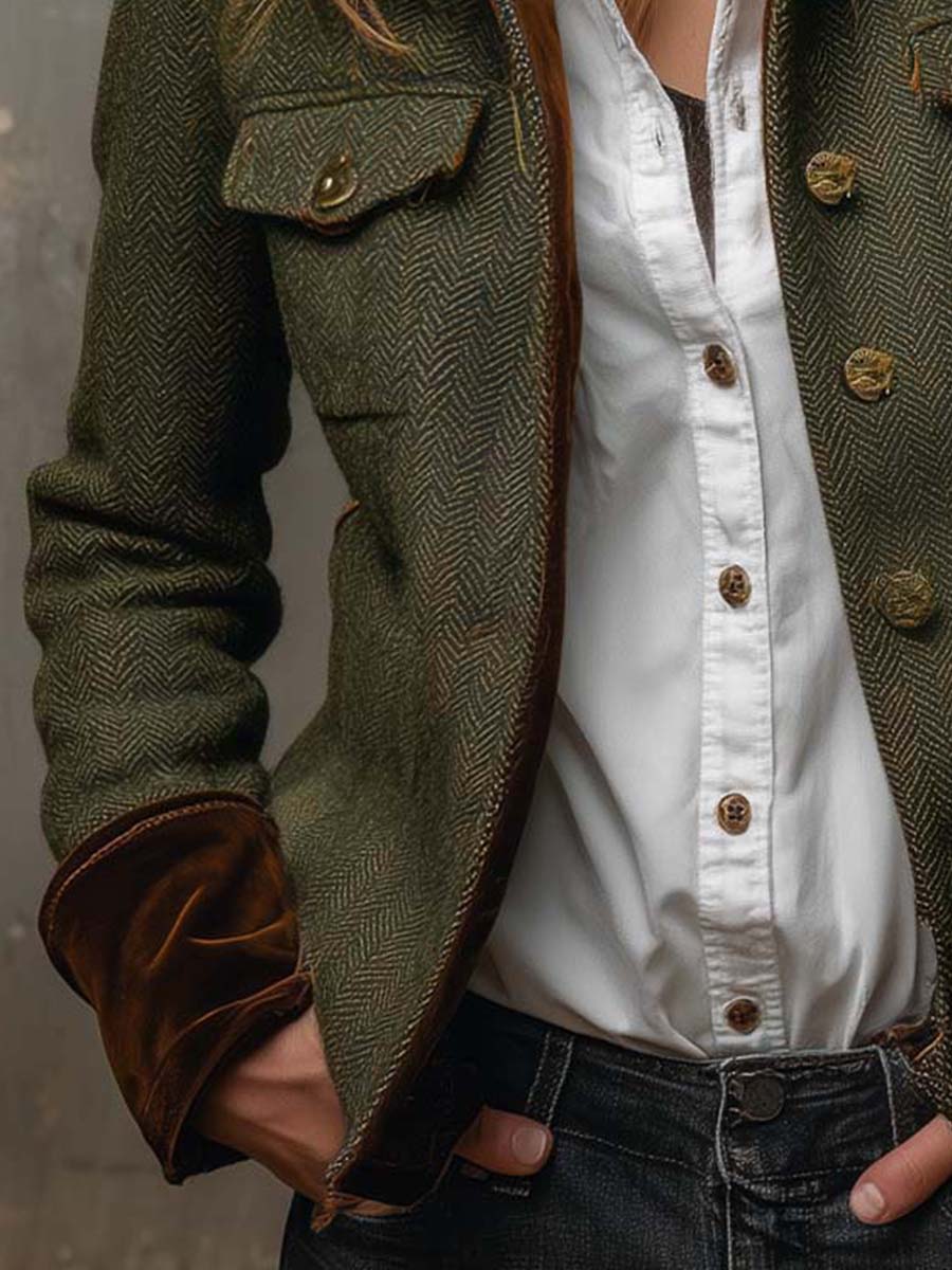 Evangeline™ | Heritage Herringbone Jacket