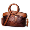Frances - Classic Heritage Leather Shoulder Bag