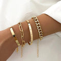 MODERN GOLD BRACELET SET